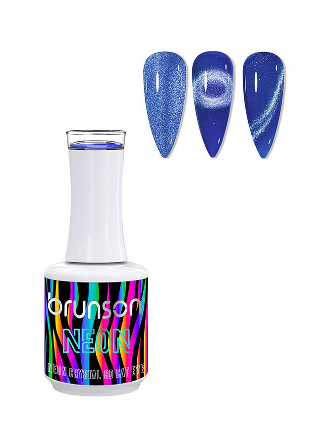 brunson Gel Nail Polish 15ml Neon Crystal 9D Cat Eye Gel Polish Sparkly Diamond Gel Effect Magnetic French Manicure Pedicure Soak Off UV LED Gel Polish Salon Quality Chip Resistant Nail Extensions Nail Art - Image 1