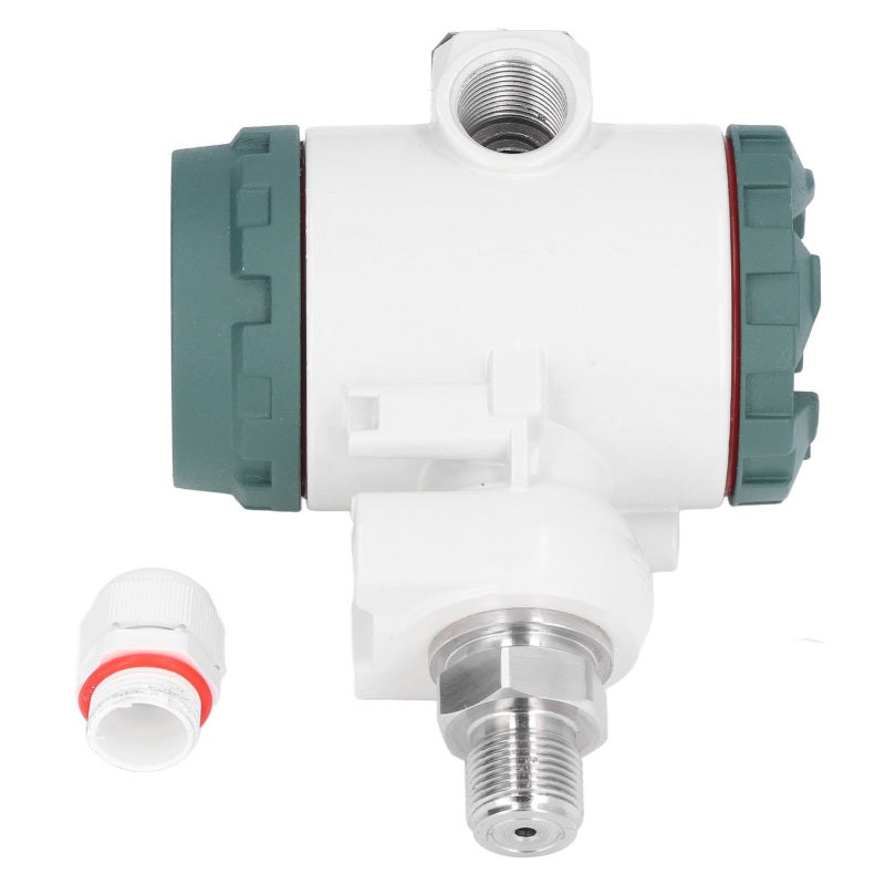 Pressure Transmitter 0-2.5MPa 0.5%Fs Accuracy - Stainless Steel & Die Cast Aluminum Construction LED Digital Display Pressure Sensor for Petroleum Metallurgy Water Supply Industrial Automation - Image 1