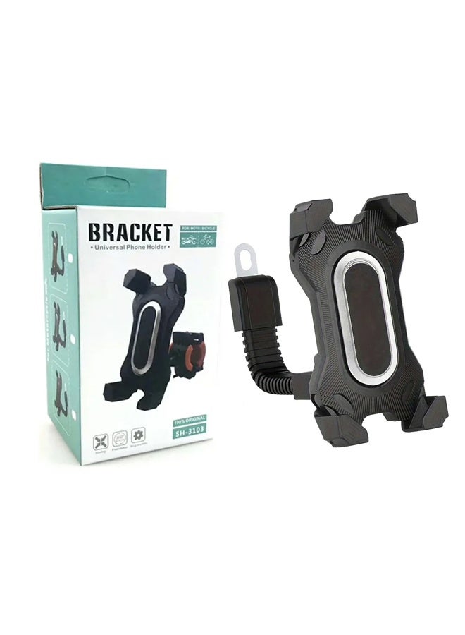 360-Degree Bendable Motorcycle Mobile Phone Holder - SH-3103 - Image 2