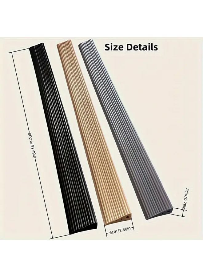 31.5 Inch Non Skid Rubber Ramp Gray For Wheelchairs Strollers And Carts - Image 2