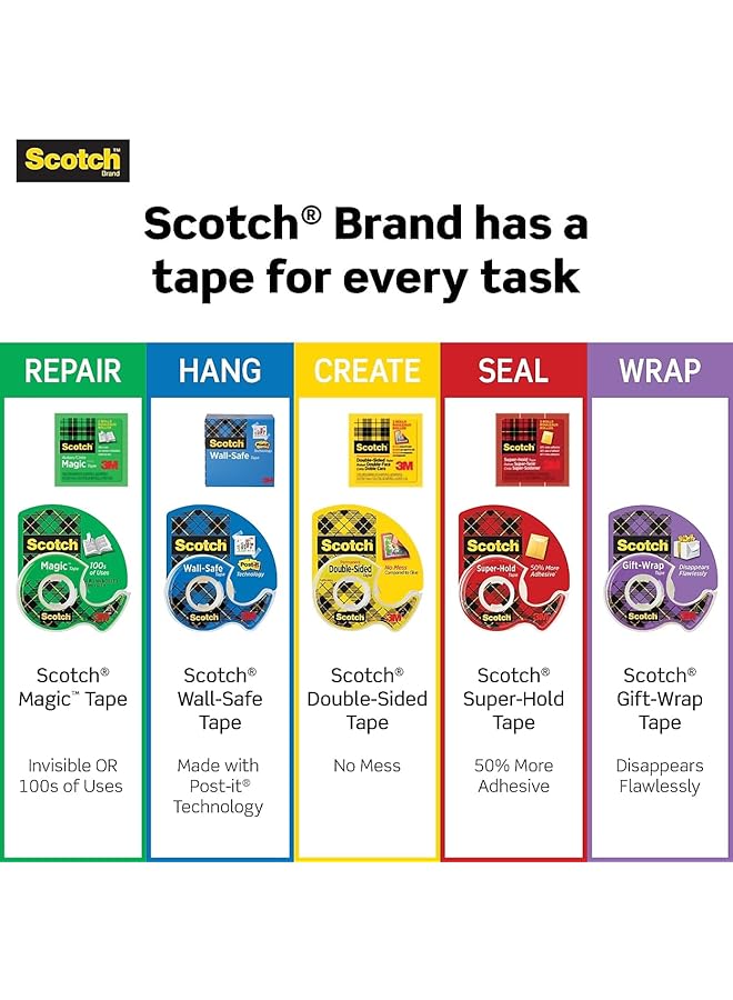 Scotch  Brand Magic Tape With Dispenser 3 4In X 300In - Image 2