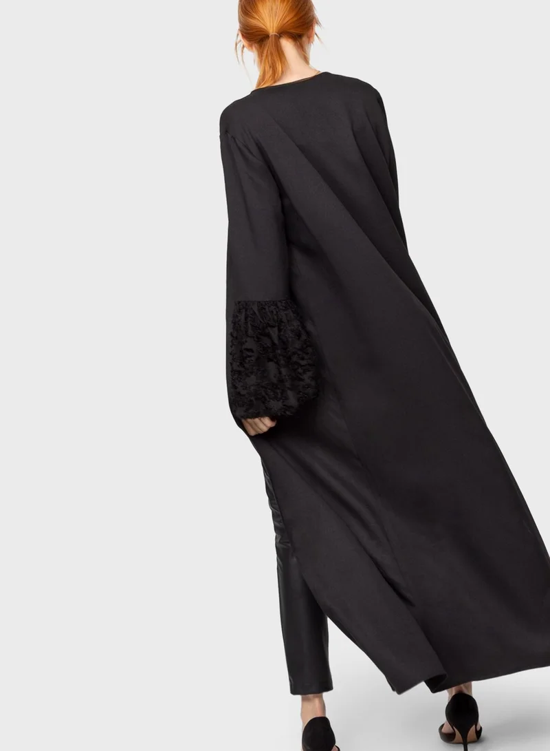 RINA Flute Sleeve Abaya