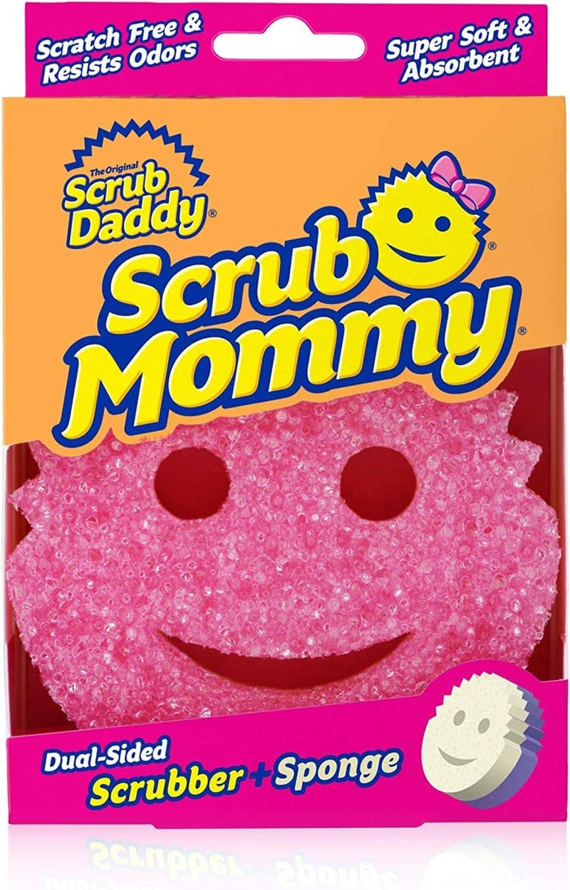 Scrub Daddy Scrub Mommy - Scratch-Free Multipurpose Dish Sponge - BPA Free & Odor Resistant - Image 1
