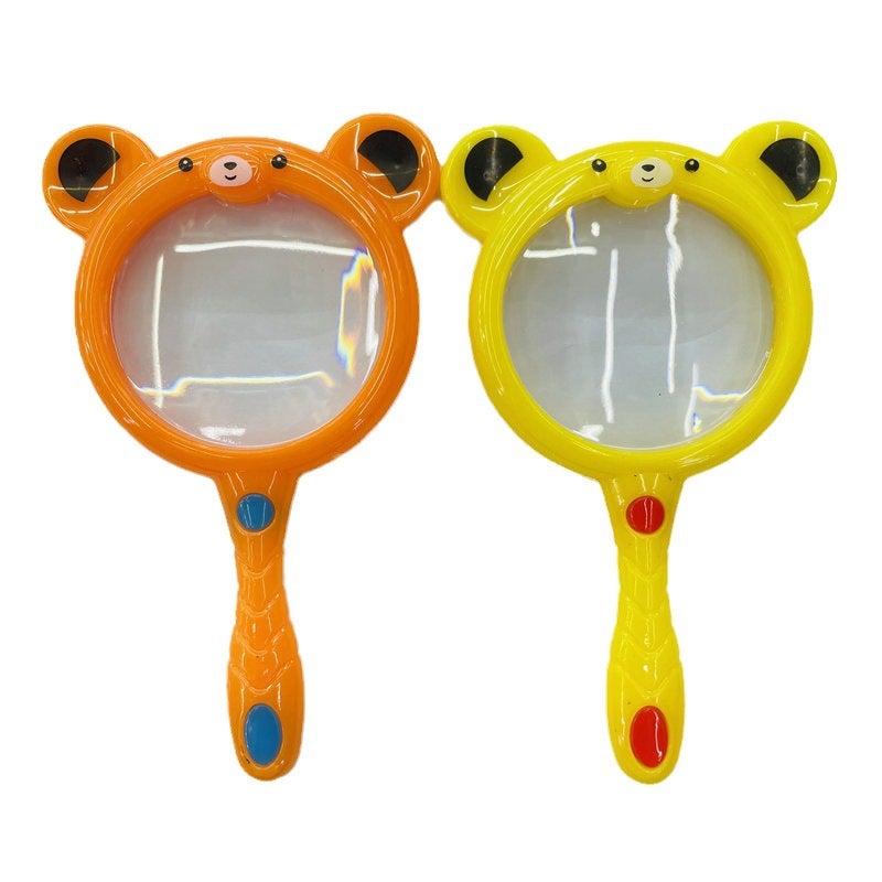 Children's Drop-proof Handheld Cartoon Animal Magnifying Glass, Science Experiment Toy - Image 5