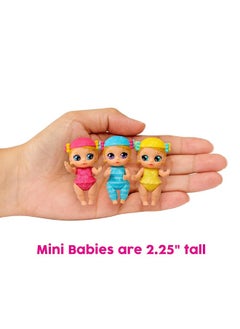Baby Born Baby Born Surprise Mini Babies Series 5 2.25'' - Unwrap Surprise Twins or Triplets Collectible Baby Dolls with Soft Swaddle, Blanket, Rocking Horse, Age 3+ (918803)  - Image 1