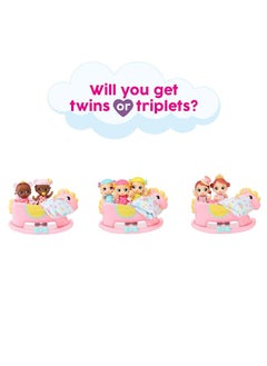 Baby Born Baby Born Surprise Mini Babies Series 5 2.25'' - Unwrap Surprise Twins or Triplets Collectible Baby Dolls with Soft Swaddle, Blanket, Rocking Horse, Age 3+ (918803)  - Image 4