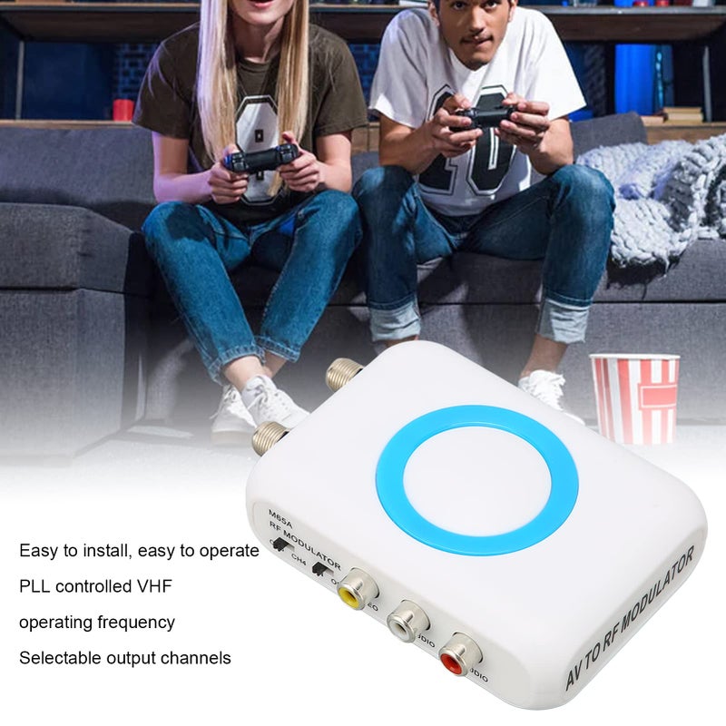 ciciglow موديلتور RF NTSC، موديلتور رابط التلفاز، محول استقبال الصوت والفيديو M65A، محول ديمودولاتور VHF HD احترافي، يدعم PLL/NTSC، مع كابل USB، لنظام CATV - Image 3