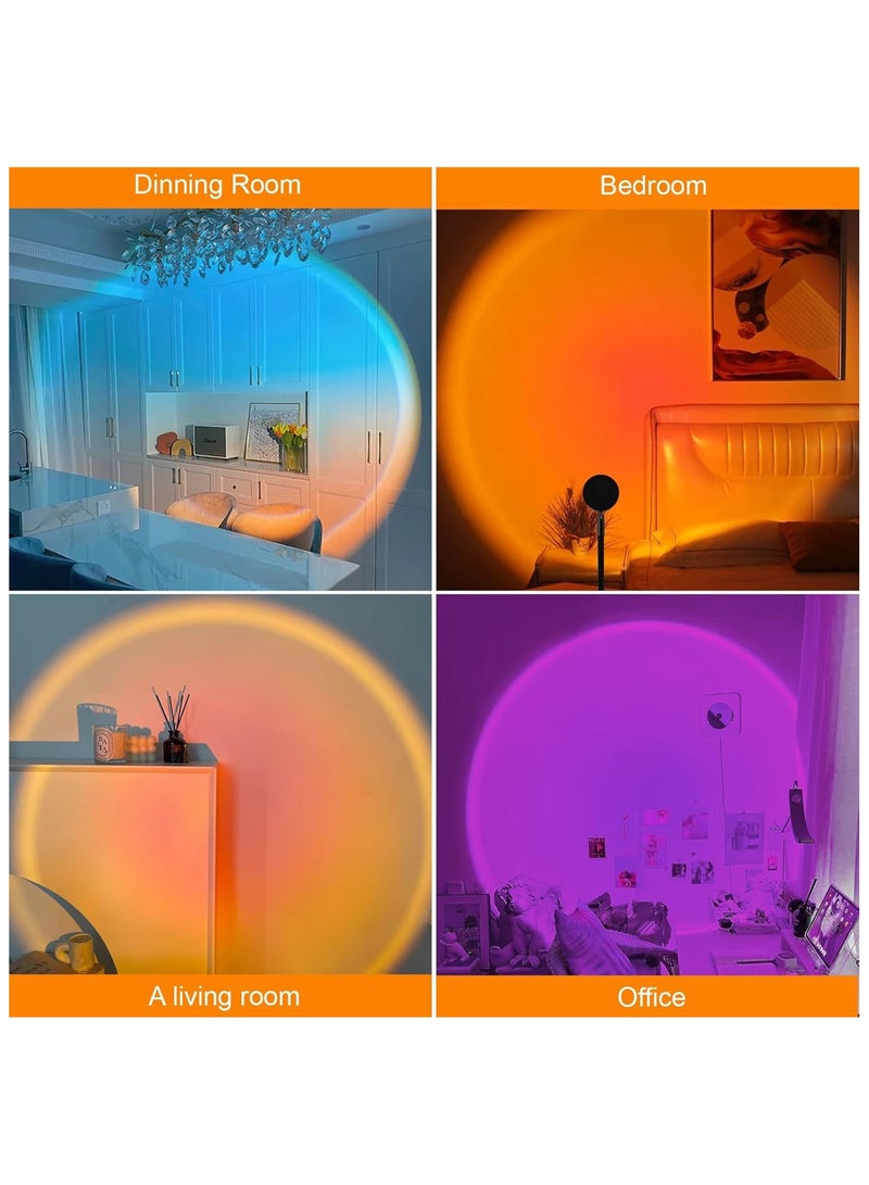 Sunset Lamp Projector,  Projection Led Lights with Remote, 16 Colors Multicolor Changing LED Night Light, Sunlight Light for Photography Selfie Party, Home Bedroom Decor Xmas Gifts for Women - Image 4
