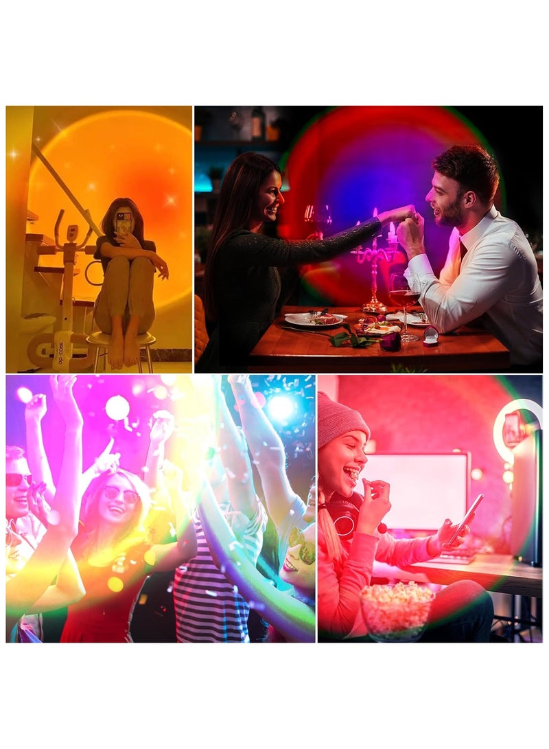 Sunset Lamp Projector,  Projection Led Lights with Remote, 16 Colors Multicolor Changing LED Night Light, Sunlight Light for Photography Selfie Party, Home Bedroom Decor Xmas Gifts for Women - Image 5