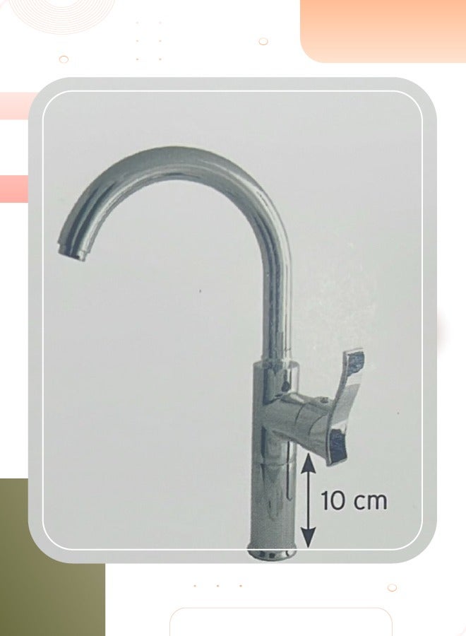 خلاط تركى بمقبض واحد وصنبور مرتفع  hr-504-10 - Image 1