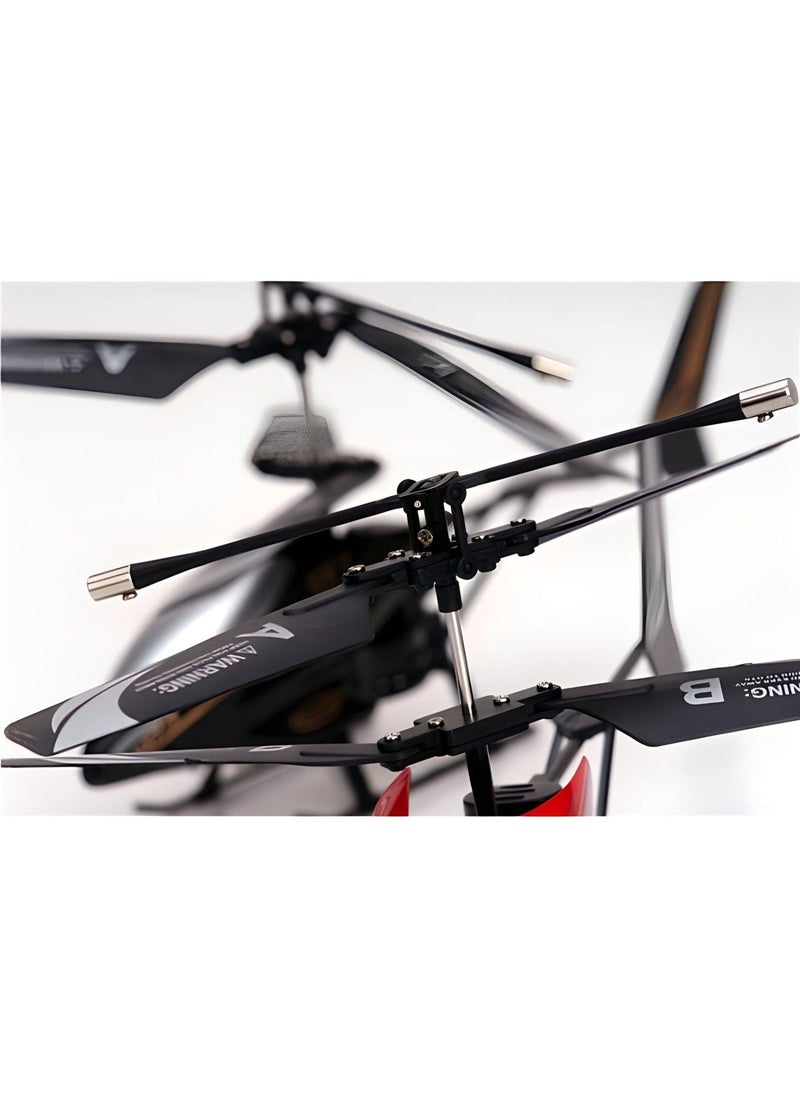 null - Rc Helicopter | Rc Remote Control 2 Channel Helicopter With Led Lights | 2.4 Ghz Gyro Controlled with Unbreakable Blades , Radio Remote Control Rc Quadcopter Toy For Kids & Adult - Image 1
