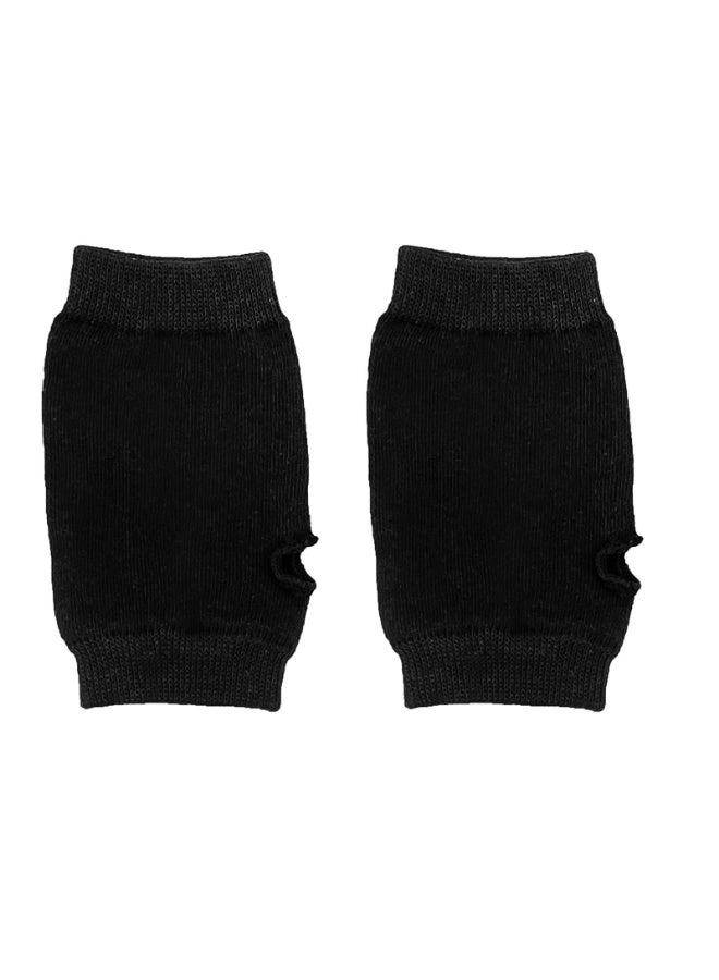 Women Fingerless Short Gloves Soft Warm Arm Warm Gloves - Image 3