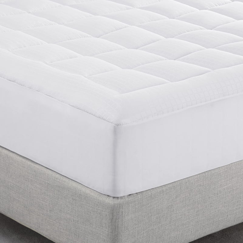 Serta ComfortSure Queen Mattress Cover, Fitted Pillow Top Mattress Pad, Super Soft and Breathable Quilted Cotton Protector with 18" Elastic Deep Pockets for Secure Fit, White - Image 5