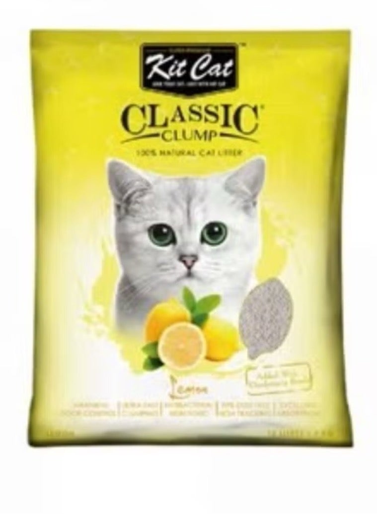 Kit Cat Classic litter for cats with lemon scent 10 liters
