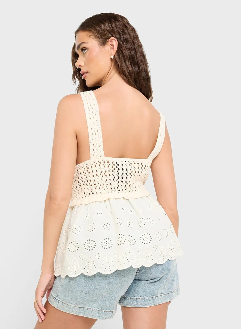 Ginger Crochet Cami Top