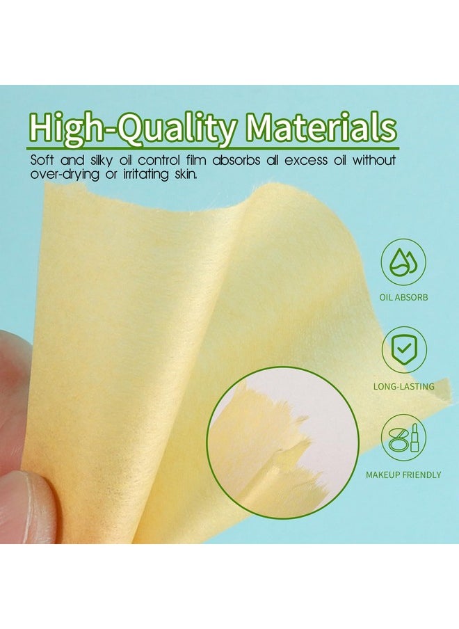 HNYYZL 300 Sheets Blotting Paper, HNYYZL Oil Absorbing Sheets for Oily Skin, Oil Control for Face, Makeup Blotting Paper, Natural Oil Absorbing Facial Blotting Sheets for Oily Skin Care (Pack of 3)  - Image 4