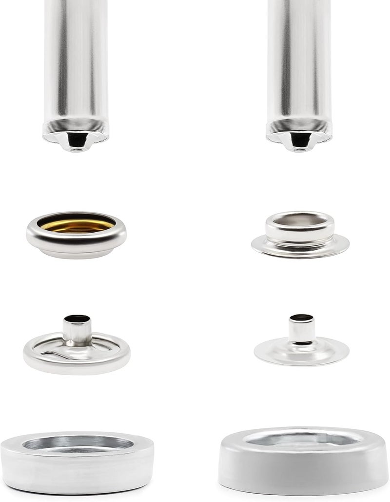 Dritz 1865 Heavy Duty Snap Fastener Kit Size 24 58Inch NickelPlated Brass 7 Sets - Image 4