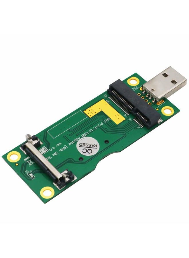 SUPERPLUS Mini PCI-E to USB Adapter with SIM Card Slot for 3G / 4G Network Cards - Image 1