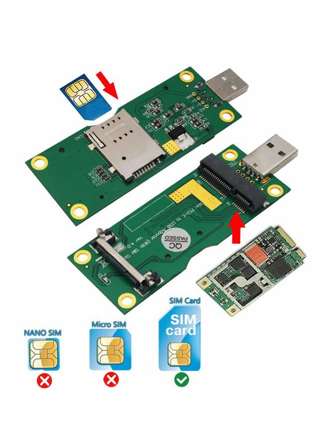 SUPERPLUS Mini PCI-E to USB Adapter with SIM Card Slot for 3G / 4G Network Cards - Image 4