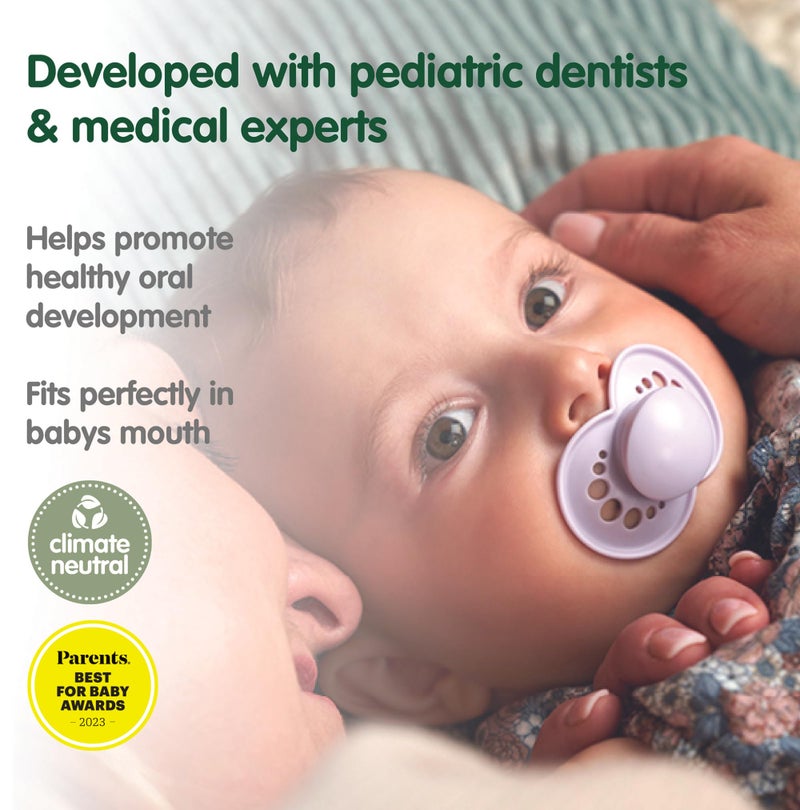 MAM Original Latex Pacifiers, Binky Pacifier for 0-6 Months, Natural Rubber Nipple, Made from Bio-Circular Materials, Easy to Clean, with Sterilizer Case, 2 Count Binkies - Image 5