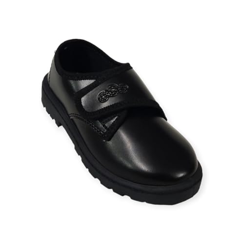 Coolz Boys Black Formal Uniform School Shoes Derby (V) (New Black, UK Footwear Size System, Big Kid, Numeric, Medium, 6) - Image 1