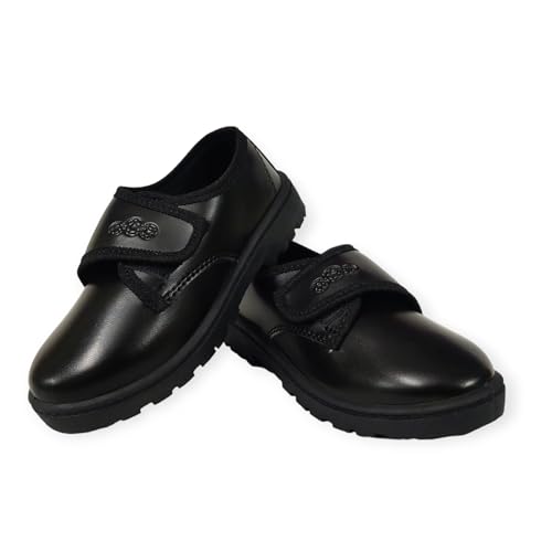 Coolz Boys Black Formal Uniform School Shoes Derby (V) (New Black, UK Footwear Size System, Big Kid, Numeric, Medium, 6) - Image 5