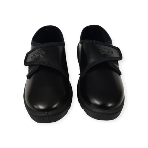 Coolz Boys Black Formal Uniform School Shoes Derby (V) (New Black, UK Footwear Size System, Big Kid, Numeric, Medium, 6) - Image 3