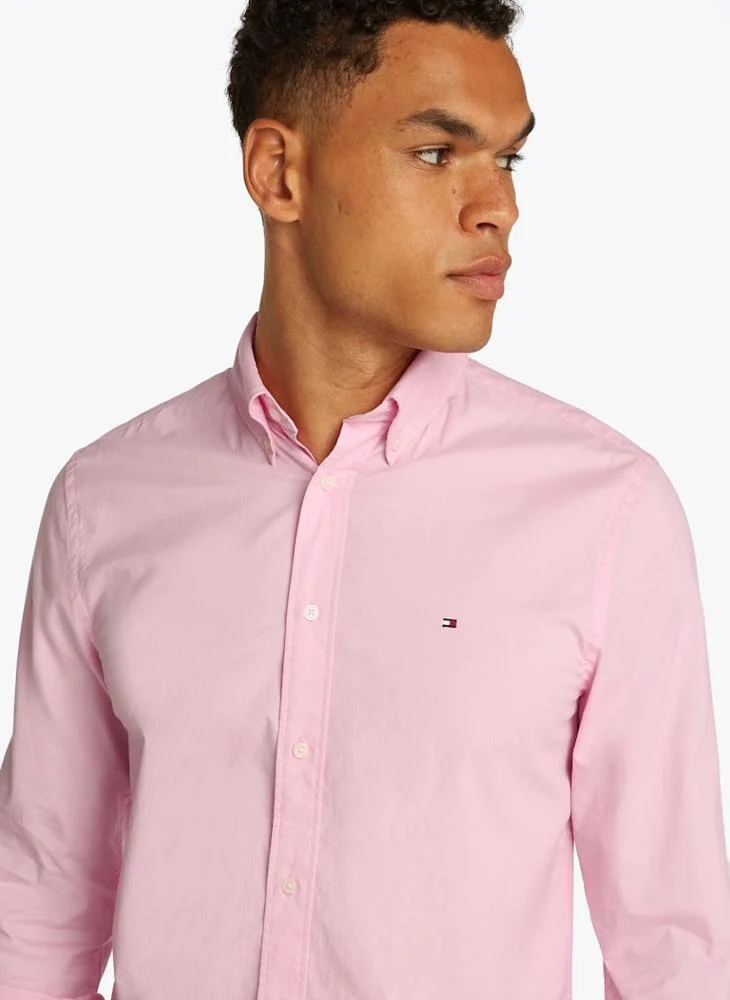 تومي هيلفيغر Regular Fit Flex Cotton Poplin Shirt