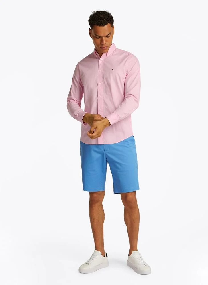تومي هيلفيغر Regular Fit Flex Cotton Poplin Shirt