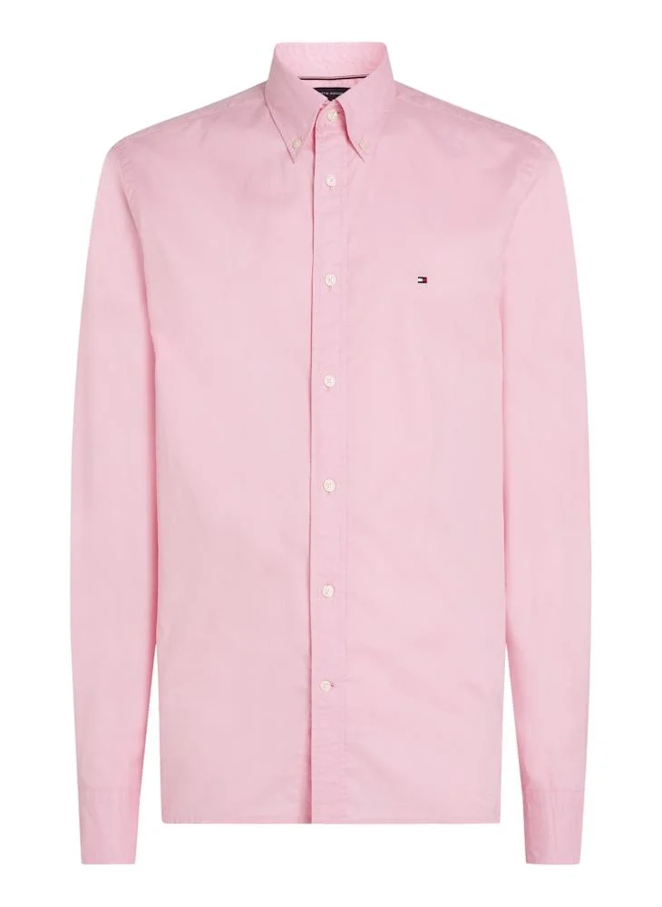 تومي هيلفيغر Regular Fit Flex Cotton Poplin Shirt