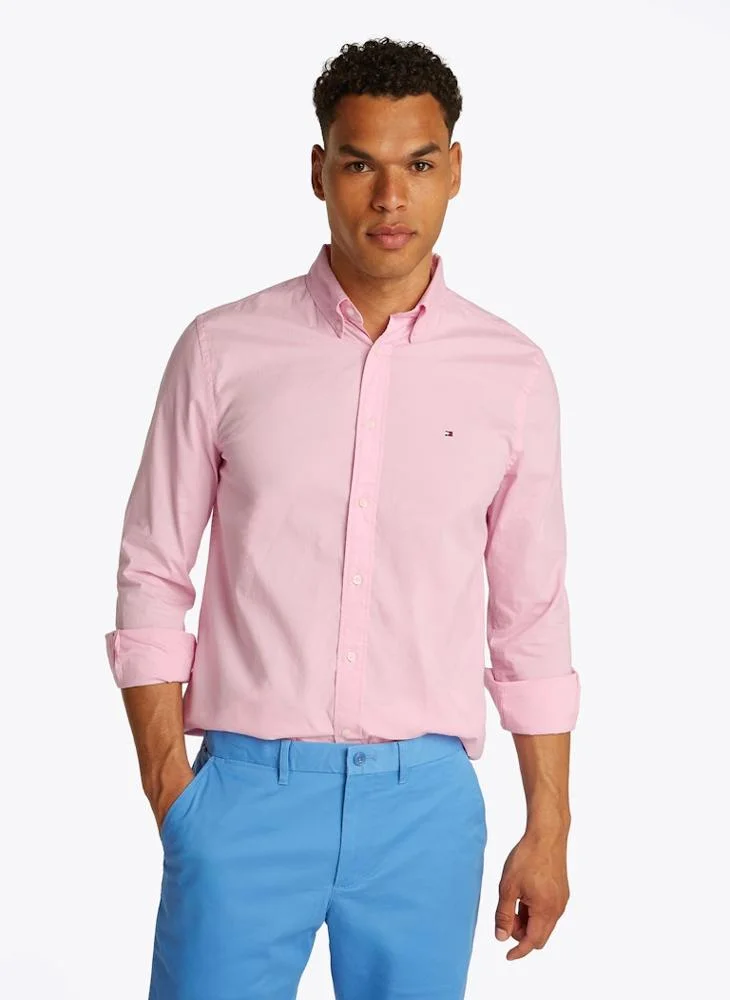 تومي هيلفيغر Regular Fit Flex Cotton Poplin Shirt