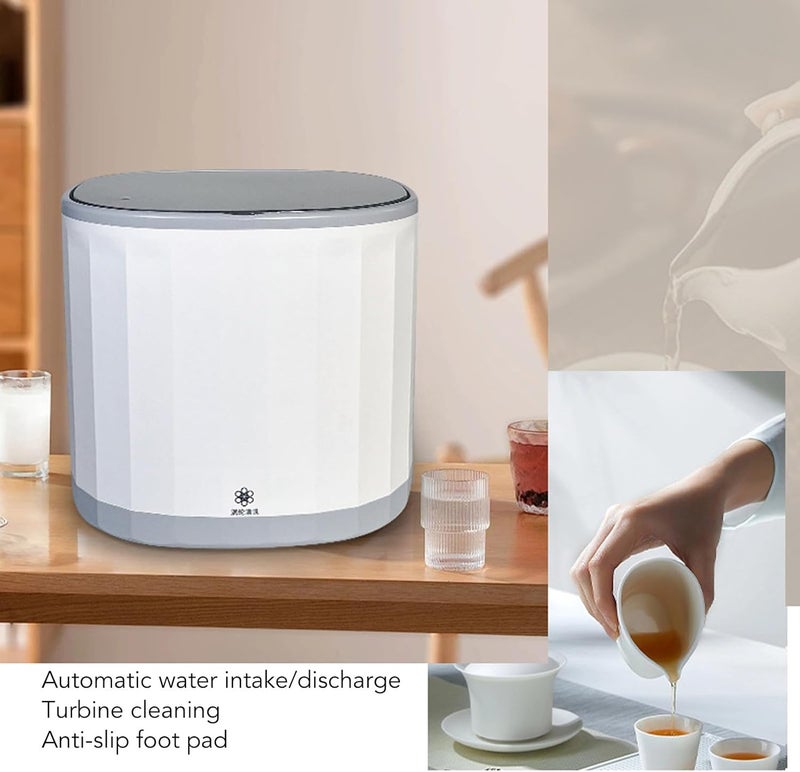 Portable Countertop Dishwasher With USB, 360 Degree Cleaning, 15 Minute Dual Cleaning Cycle for Home Office - Image 5
