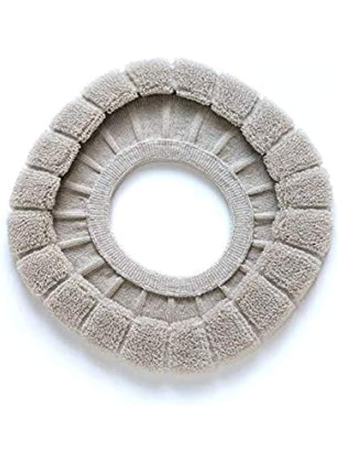 غطاء مقعد المرحاض الشتوي الدافئ - مصنوع من الجلد المتين - تركيب آمن بدون أدوات - تصميم عصري أنيق - لون عشوائي - Image 2