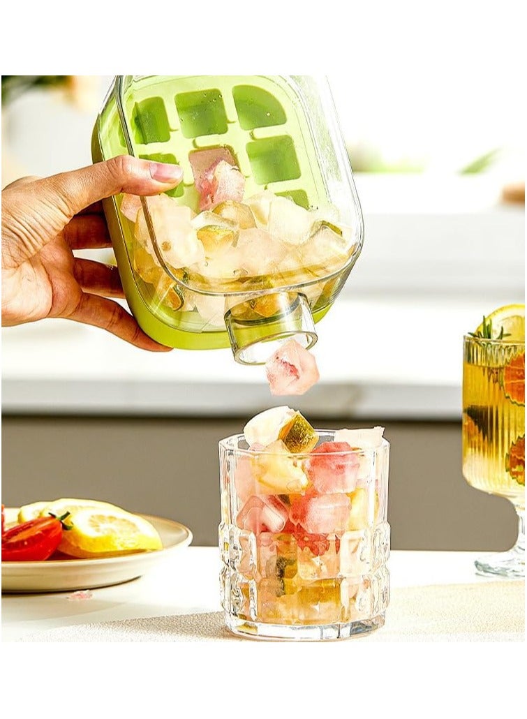 RATSAW Ice Cube Bottle 2 in 1 Touch-Free Ice Cube Tray Water Bottle with Lid and Straw Leakproof Ice Stick Tray Ice Cube Making Bottle For Coffee Juice Summer Cold Drink White, 500ML  - Image 4