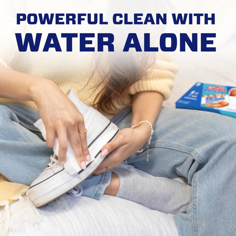 Mr Clean ممسحة السحر من مستر كلين الأصلية، وسادات تنظيف متعددة الأغراض، مستلزمات تنظيف الحمام، منظف شامل، أبيض، 6 قطع - Image 4
