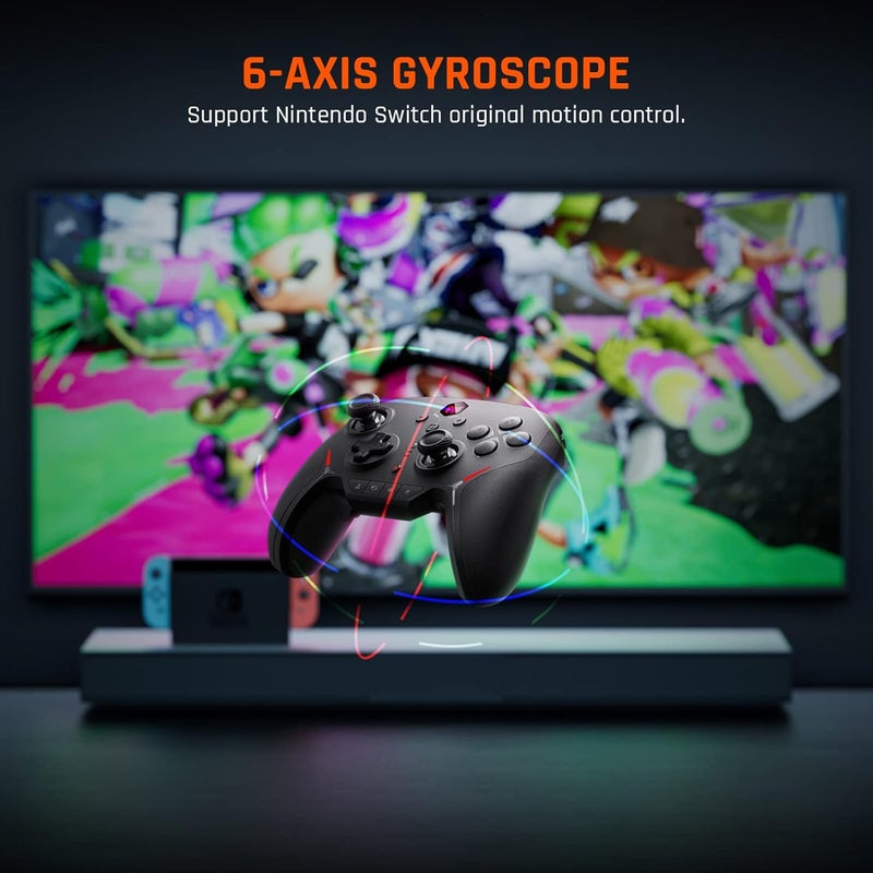 BIGBIG WON BLITZ Wireless Controller with 16 Mechanical Buttons, 4 Remappable Buttons, NFC, 6-Axis Gyroscope, One-Button Wake Up, Turbo/Remap/Macro, Zero Deadzone Joystick, RGB Charging Stand - Image 5