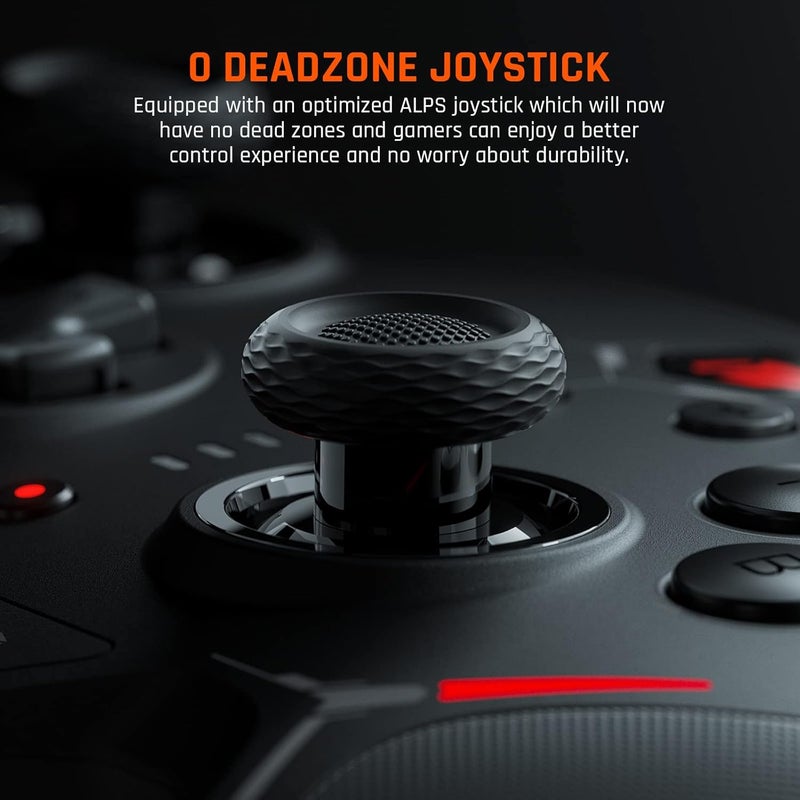 BIGBIG WON BLITZ Wireless Controller with 16 Mechanical Buttons, 4 Remappable Buttons, NFC, 6-Axis Gyroscope, One-Button Wake Up, Turbo/Remap/Macro, Zero Deadzone Joystick, RGB Charging Stand - Image 4