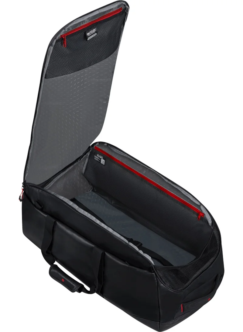 Samsonite  Ecodiver Duffle Bag L Black|Reflective Pattern|Spacious Interior|Water Repellent Material|Recyclex Material Technology - 2 Years International Warranty  | Best Price UAE