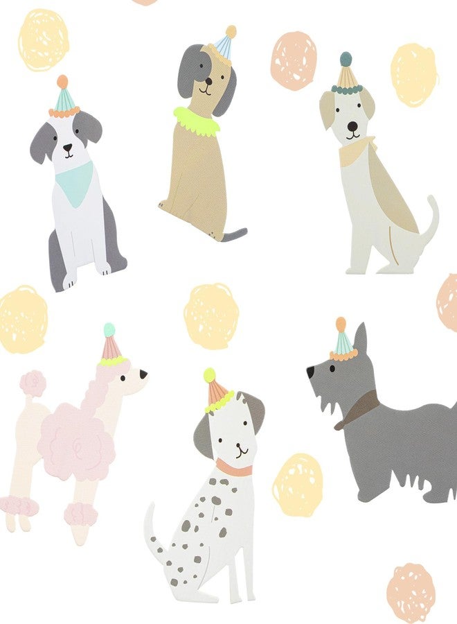 LLOUSSAK 24PCS Pet Dog Cupcake Toppers, Pet Dog Themed Birthday Party Supplies, Baby Shower Party Decorations, Dogs Face Cake Toppers, Puppy Theme Birthday Party Decorations Supplies for Toddler - Image 4