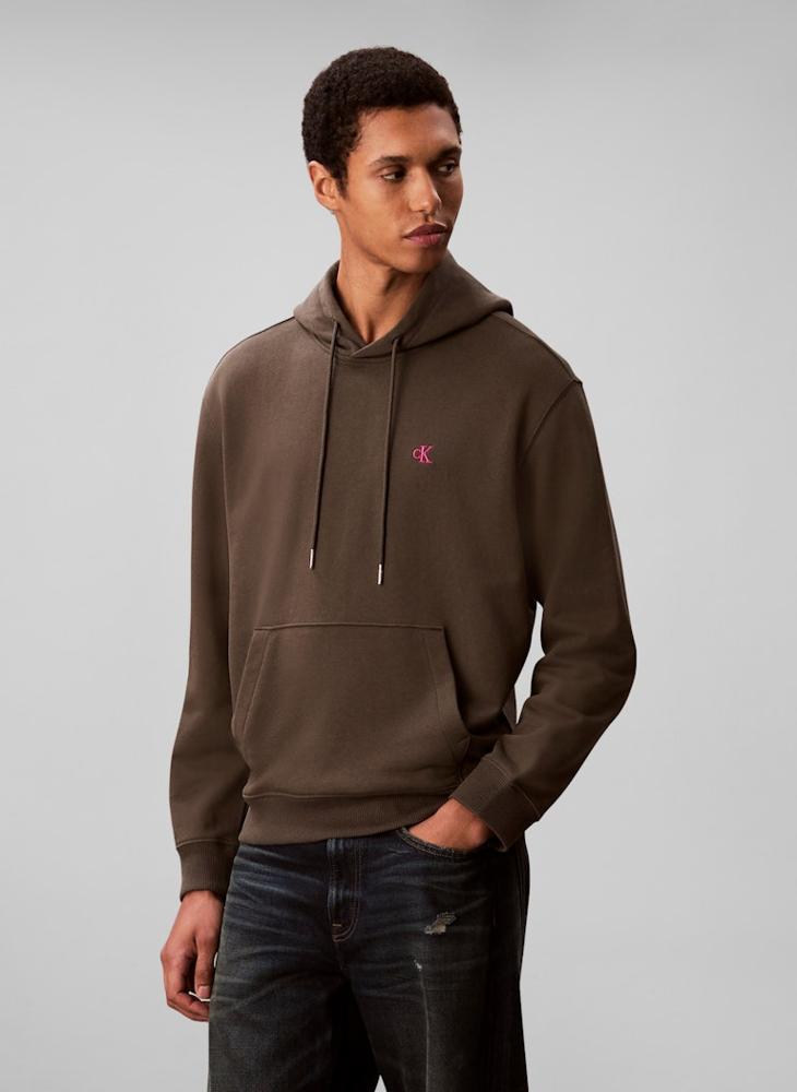 Calvin Klein Jeans Logo Pullover Hoodie - Image 1