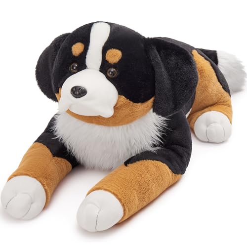MaoGoLan Giant Bernese Mountain Dog Stuffed Animal Plush Toy Big Large Jumbo Soft Dog Hugging Pillow Toys 393 Huge Size Cute Fluffy Plushy Oversized Plushie Gifts for Kids - Image 1