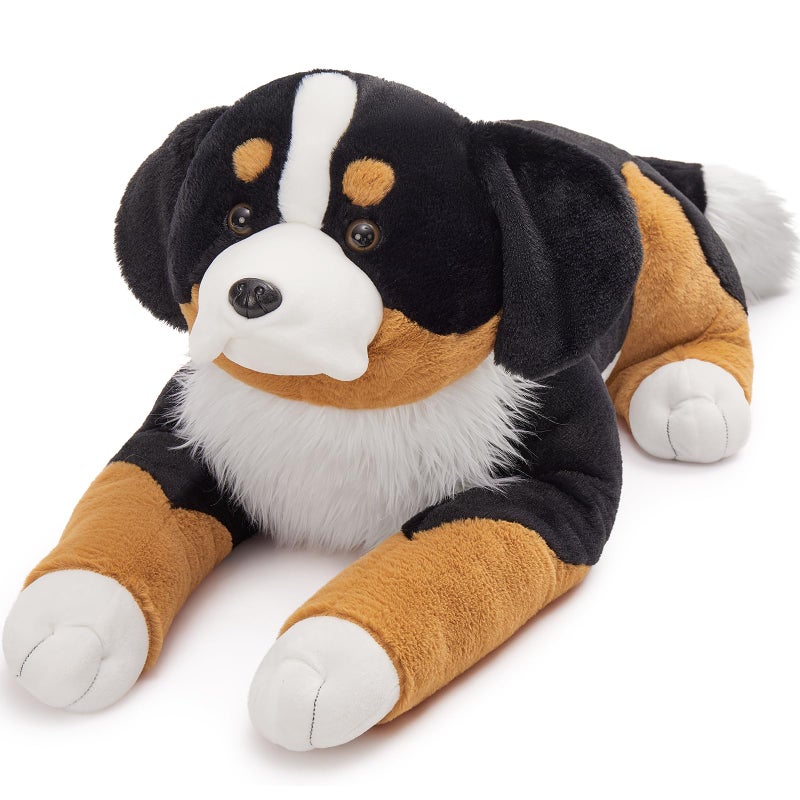 MaoGoLan Giant Bernese Mountain Dog Stuffed Animal Plush Toy Big Large Jumbo Soft Dog Hugging Pillow Toys 393 Huge Size Cute Fluffy Plushy Oversized Plushie Gifts for Kids - Image 3