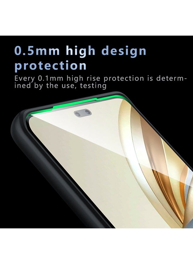 Generic Case for Honor X9C 5G/ X60 Pro 5G, Frosted Translucent Back Protective Slim Phone Cover, Anti-Fingerprints, Anti-Fall Drop Protection, Shockproof Case for Honor X9C 5G/ X60 Pro 5G (Black)  - Image 5