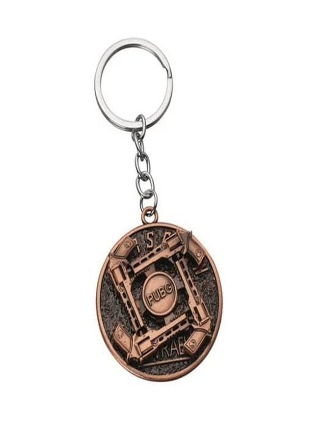 VIEN Revolving PUBG Game Military Pistol pubg mobile Armor Gamer Design-1PC Key Chain (ROSEGOLD) (ROSEGOLD) - Image 2