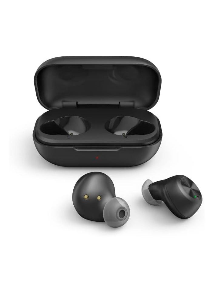 طومسون Thomson 132568 WEAR7701BK In-Ear True Wireless Bluetooth Headphones, Black - Image 1
