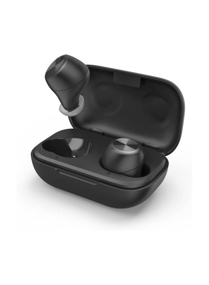 طومسون Thomson 132568 WEAR7701BK In-Ear True Wireless Bluetooth Headphones, Black - Image 2
