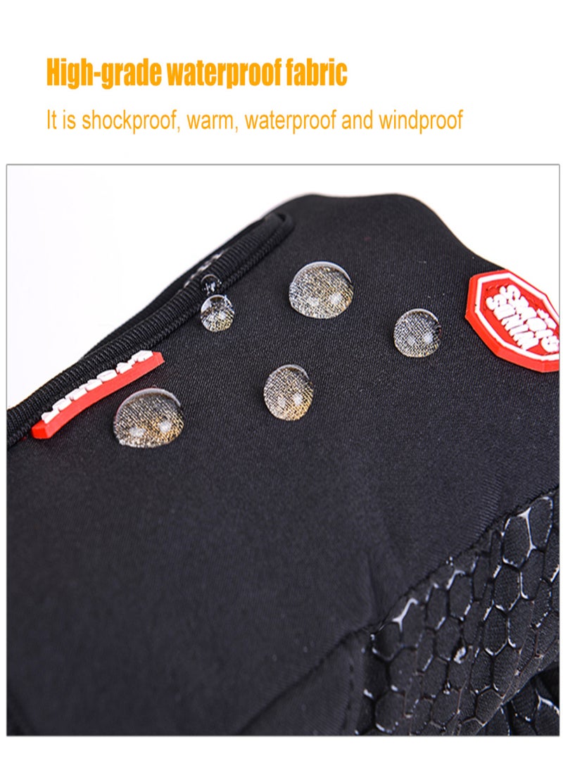 Kyncilor Glove Outdoor Winter Warm Non-slip Touching Screen Gloves For Sport Bike Riding,Black (Size L) - Image 3
