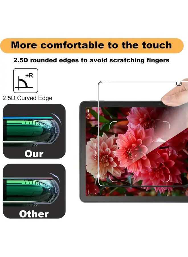 Lenovo Tab M10 5G Screen Protector 2 Pack 9H Hardness Anti Glare Scratch Resistant HD Clear - Image 4