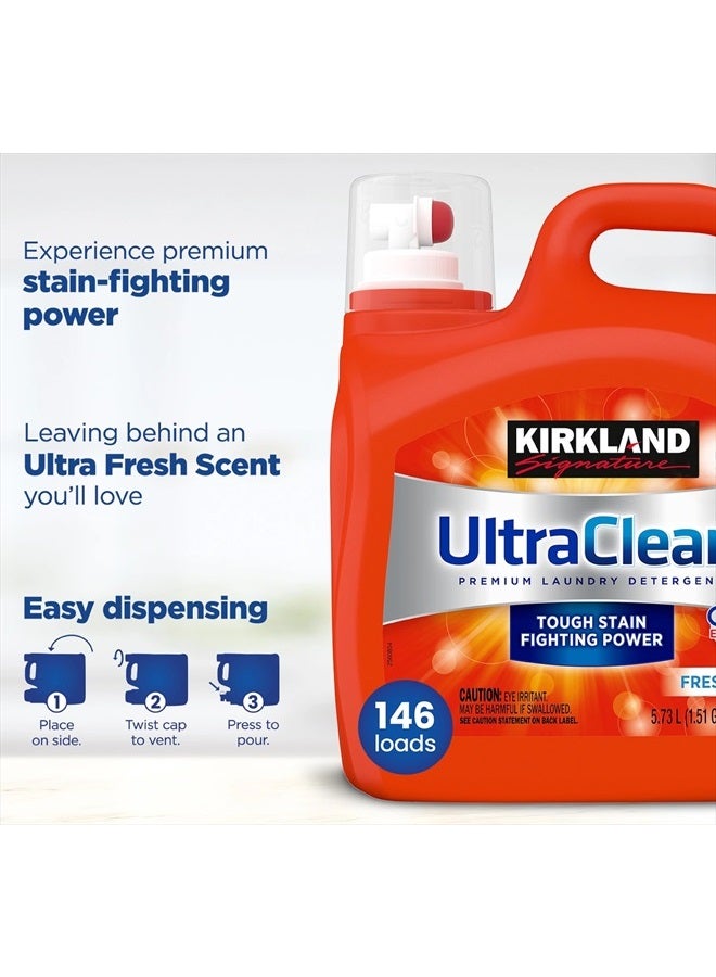 Kirkland Kirkland Signature Ultra Clean Premium Laundry Detergent with 2X Concentrate  - Image 3