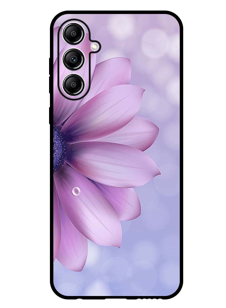 Theodor Protective Case Anti Scratch Shock Proof Bumper Cover For Samsung Galaxy F15 Purple Flower - Image 1